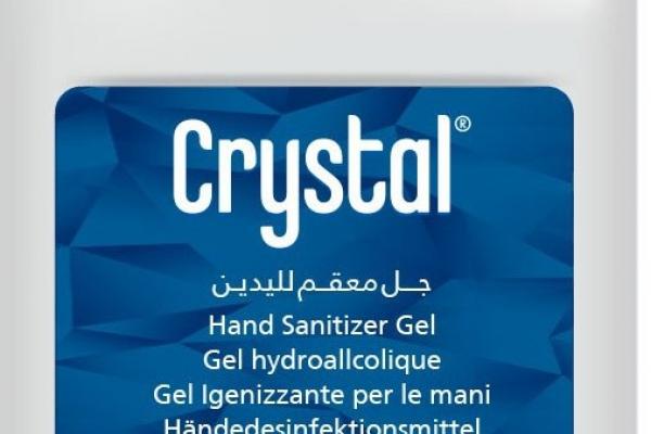 Crystal 75% Medical Alcohol Hand Sanitizer Gel Size 5 L